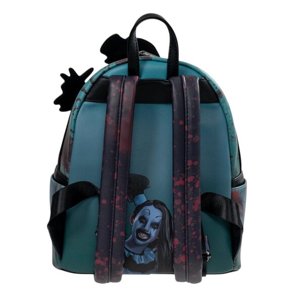 Loungefly Terrifier Art the Clown Blood Splatter Glow in the Dark Mini Backpack main image 7